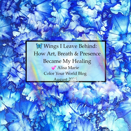 🦋 Wings I Leave Behind: How Art, Breath & Presence Became My Healing