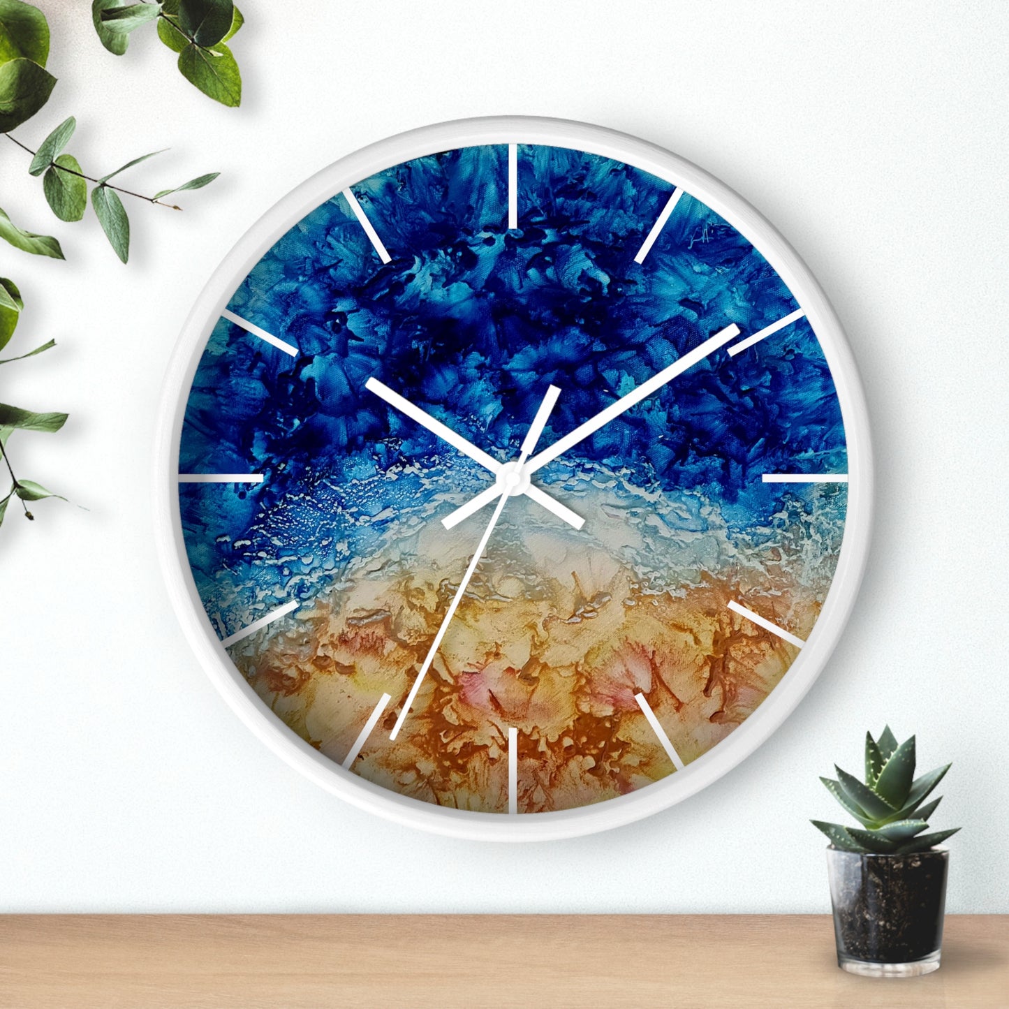 A Day at the Beach Wall Clock – Your Seaside Escape at Home