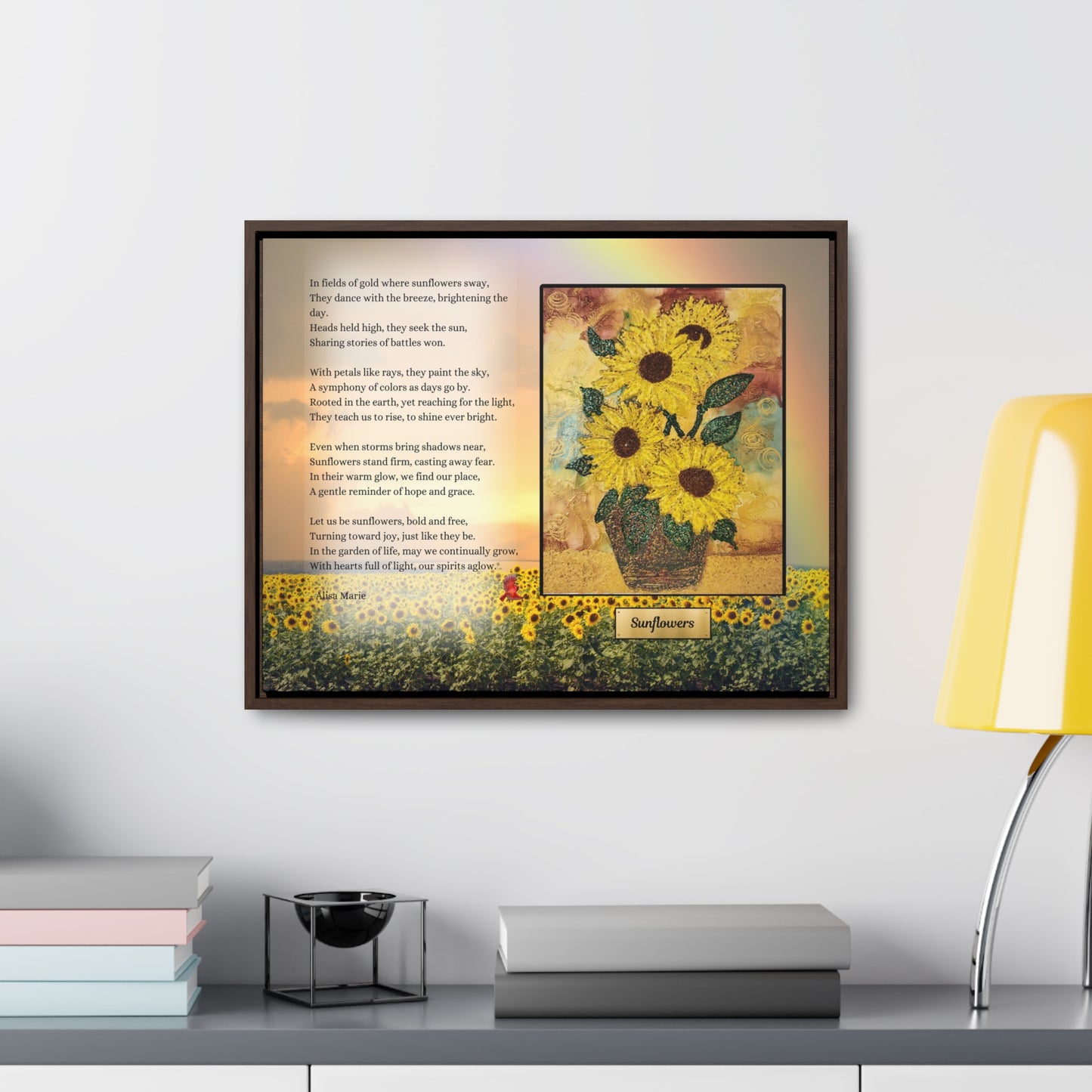 Sunflowers – Inspirational Art Print