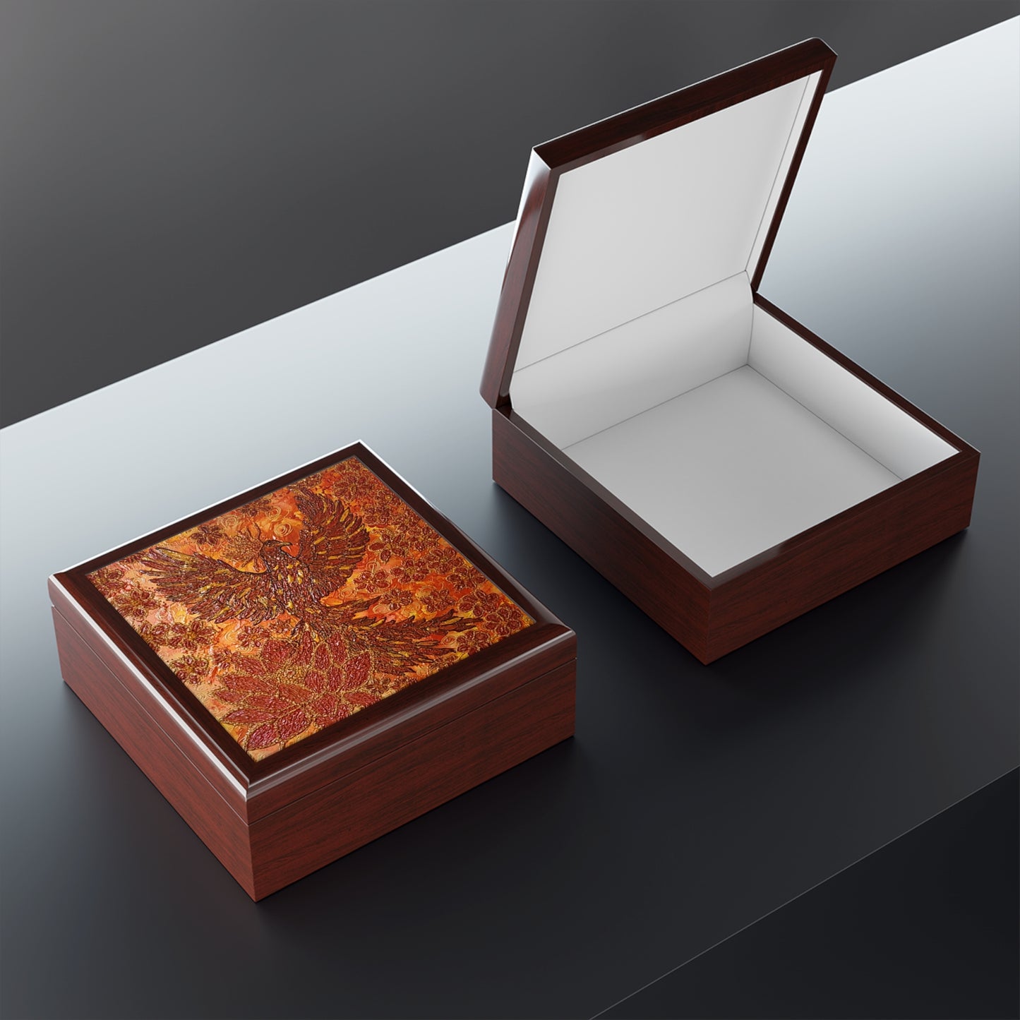 Unbreakable Wings Phoenix Keepsake Box – A Symbol of Strength & Renewal