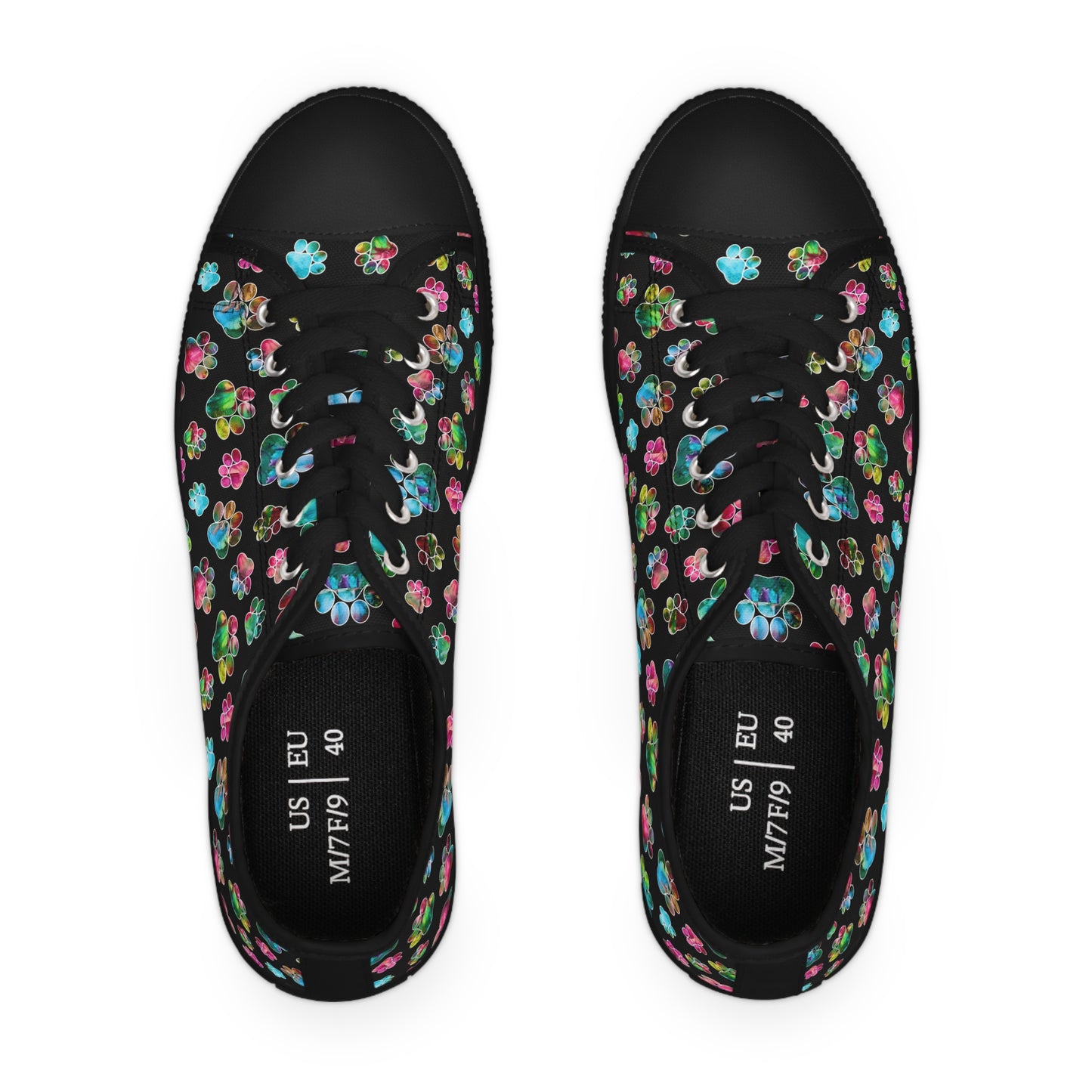 🐾 Angel Paws Art Sneakers – Walk in Joy, Love, and Color