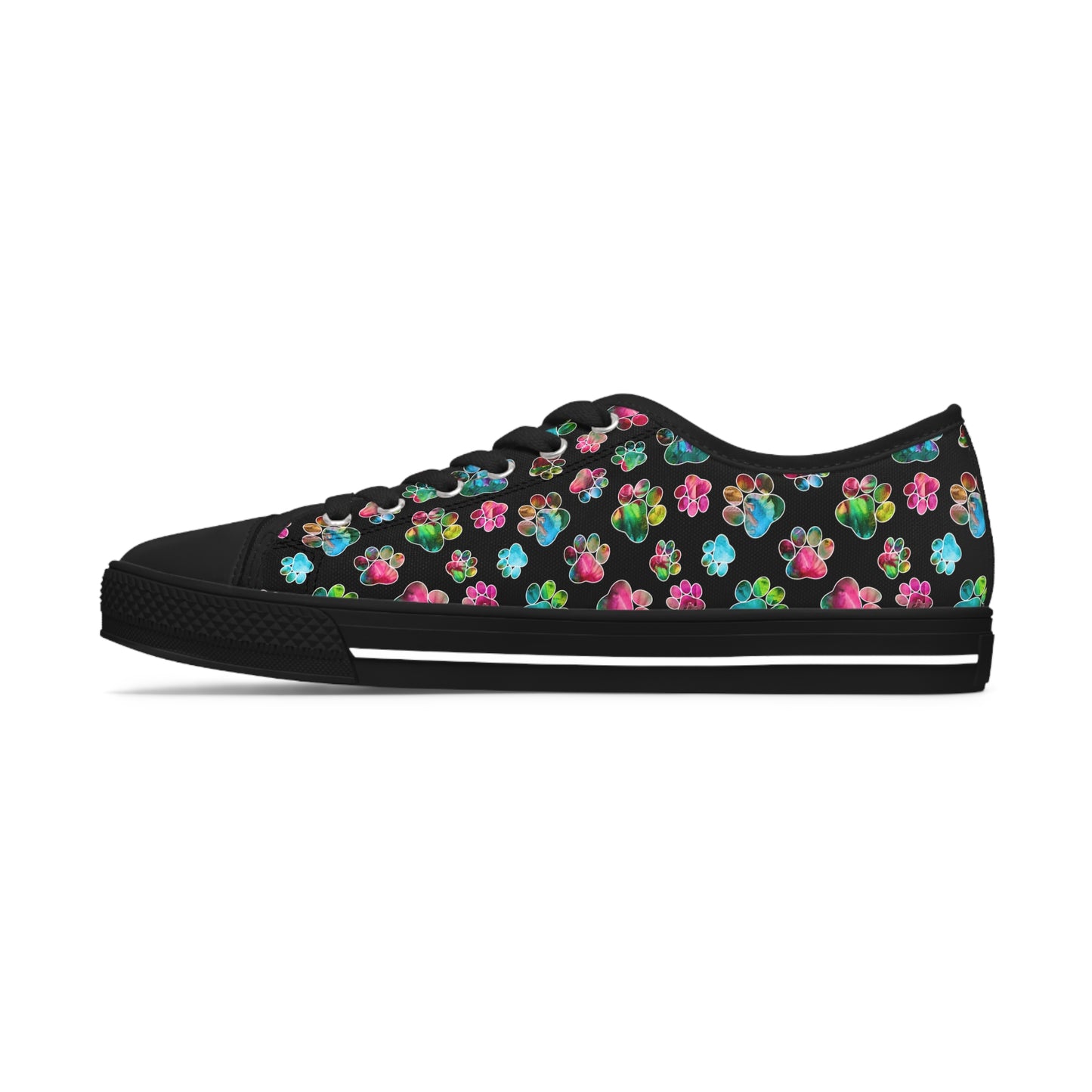 🐾 Angel Paws Art Sneakers – Walk in Joy, Love, and Color