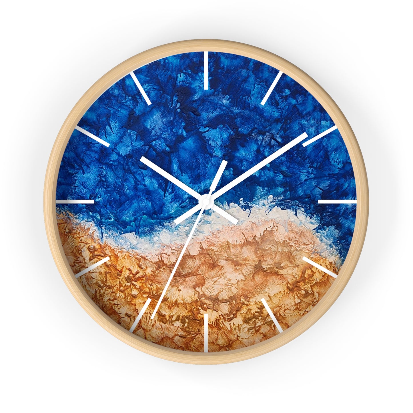 Along the Coast Wall Clock – Escape to Your Little Paradise