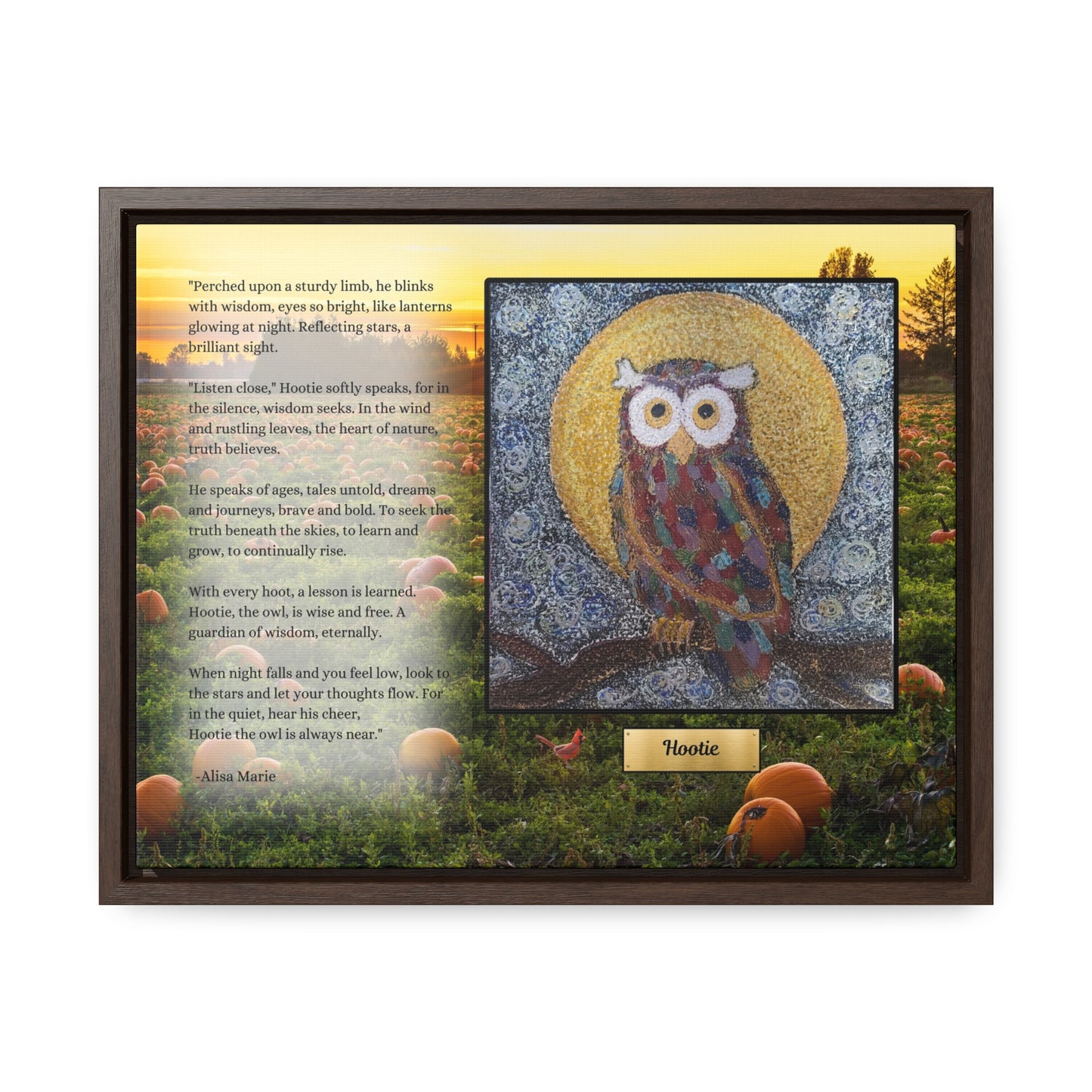 Hootie – Mystical Owl Art Print