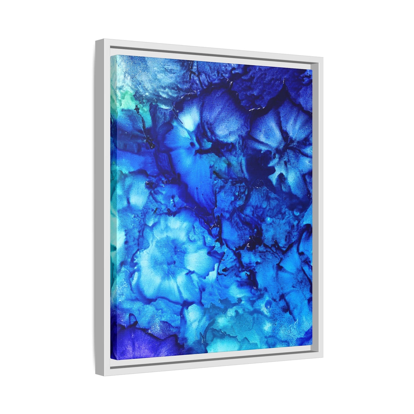 Serenity – Framed Canvas Art Print (16×20) | A Beginning in Stillness & Strength