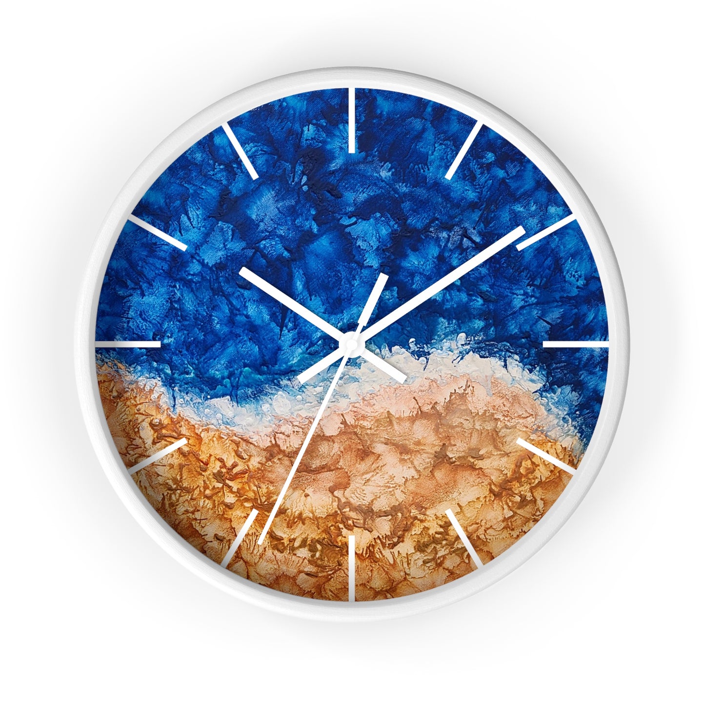 Along the Coast Wall Clock – Escape to Your Little Paradise