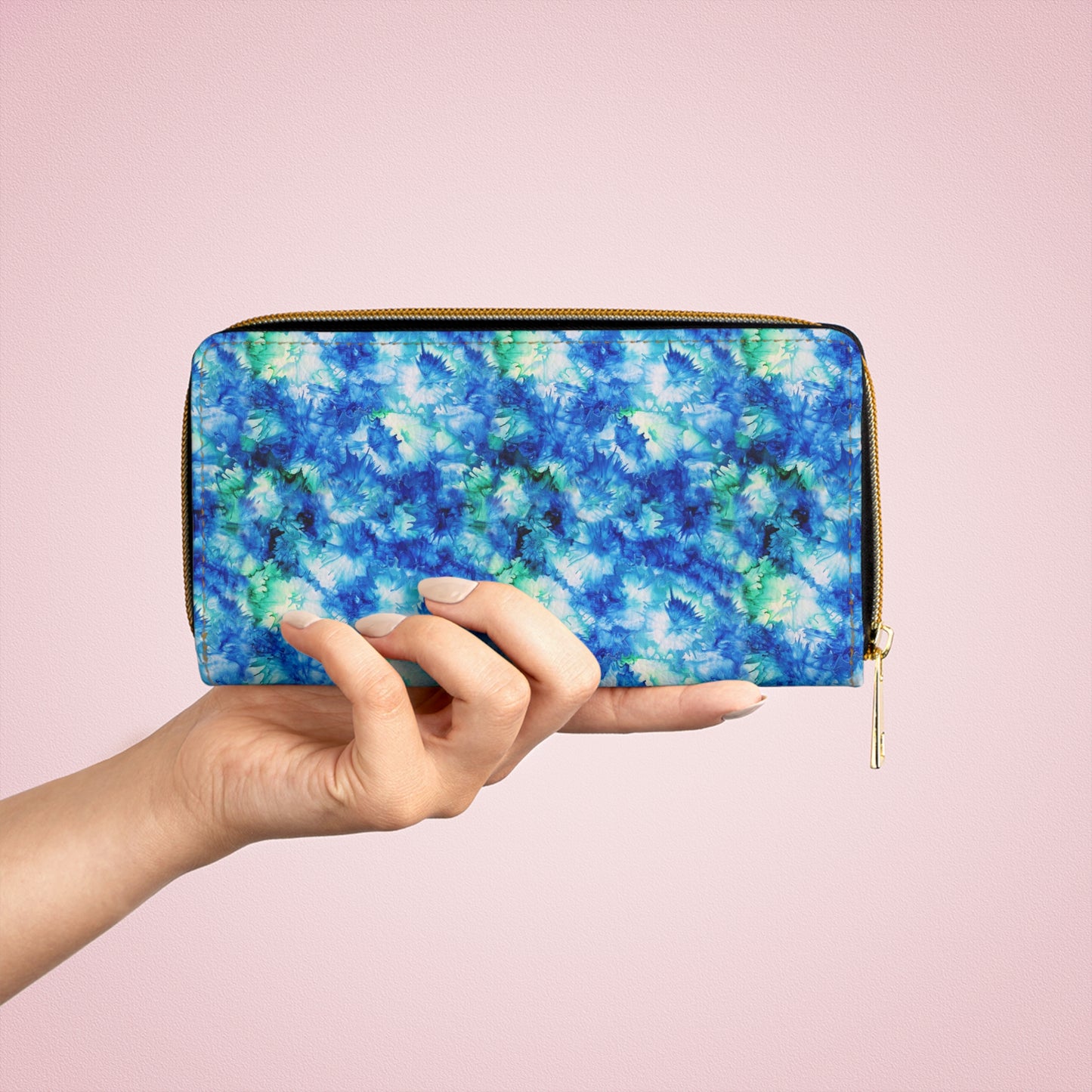 Ocean Mist Zipper Wallet