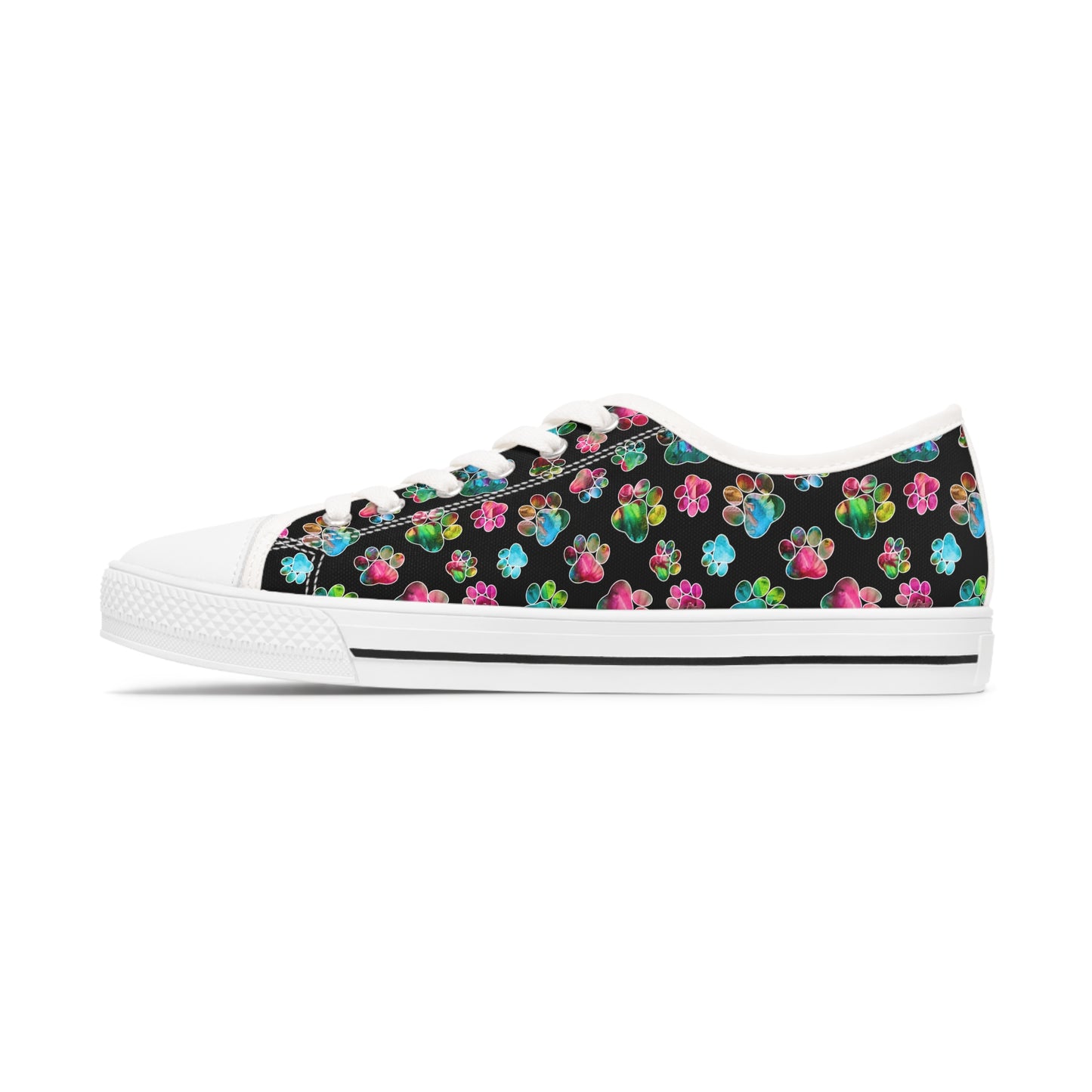 🐾 Angel Paws Art Sneakers – Walk in Joy, Love, and Color