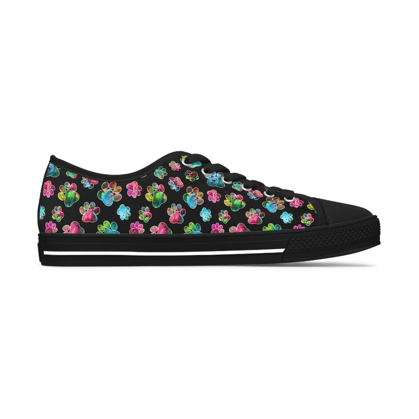 🐾 Angel Paws Art Sneakers – Walk in Joy, Love, and Color
