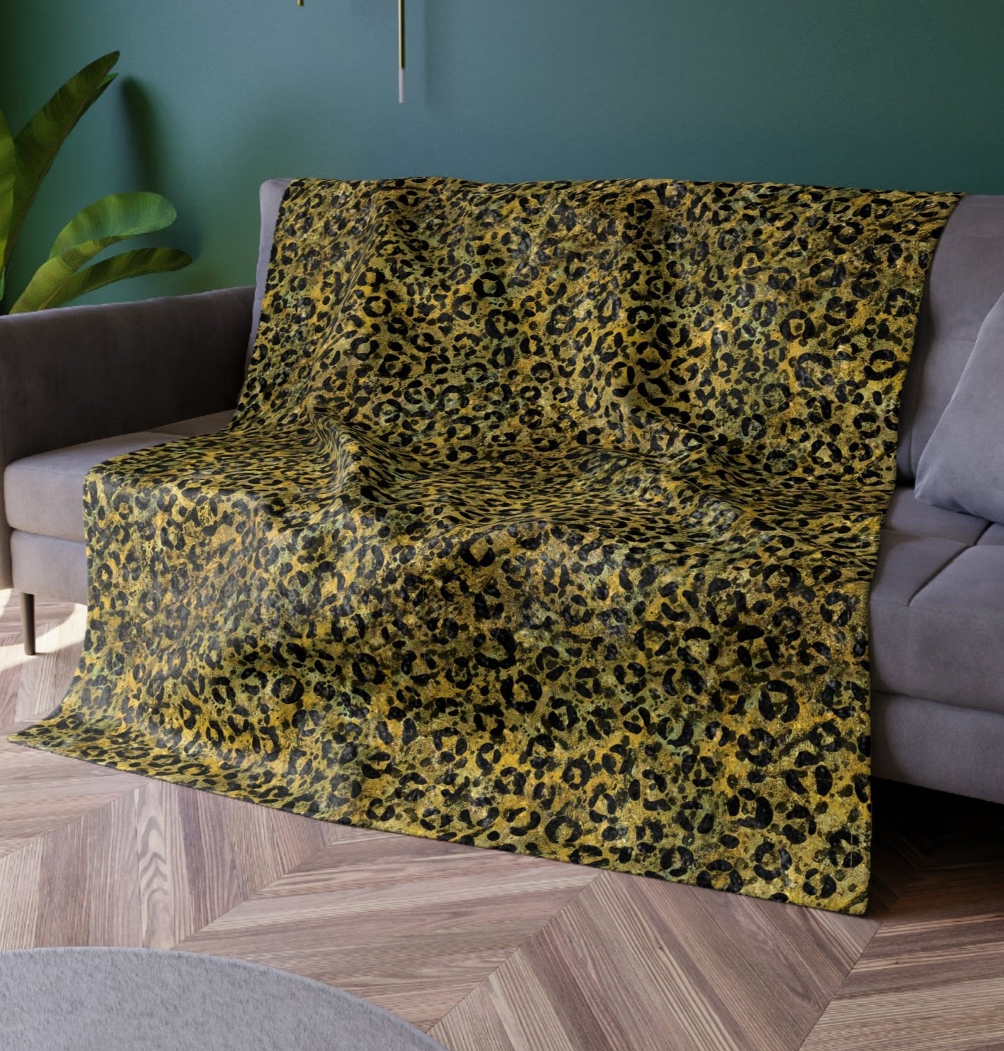 Leopard Luxe Crushed Velvet Blanket – Bold, Beauty, Cozy ⭐⭐⭐⭐⭐ (2 reviews)