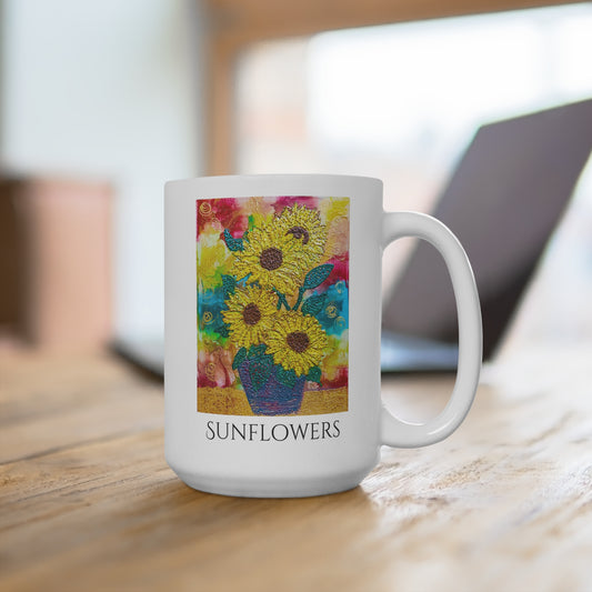Sunflowers & Poetry Mug – A Daily Touch of Sunshine ⭐⭐⭐⭐⭐ (4 reviews)