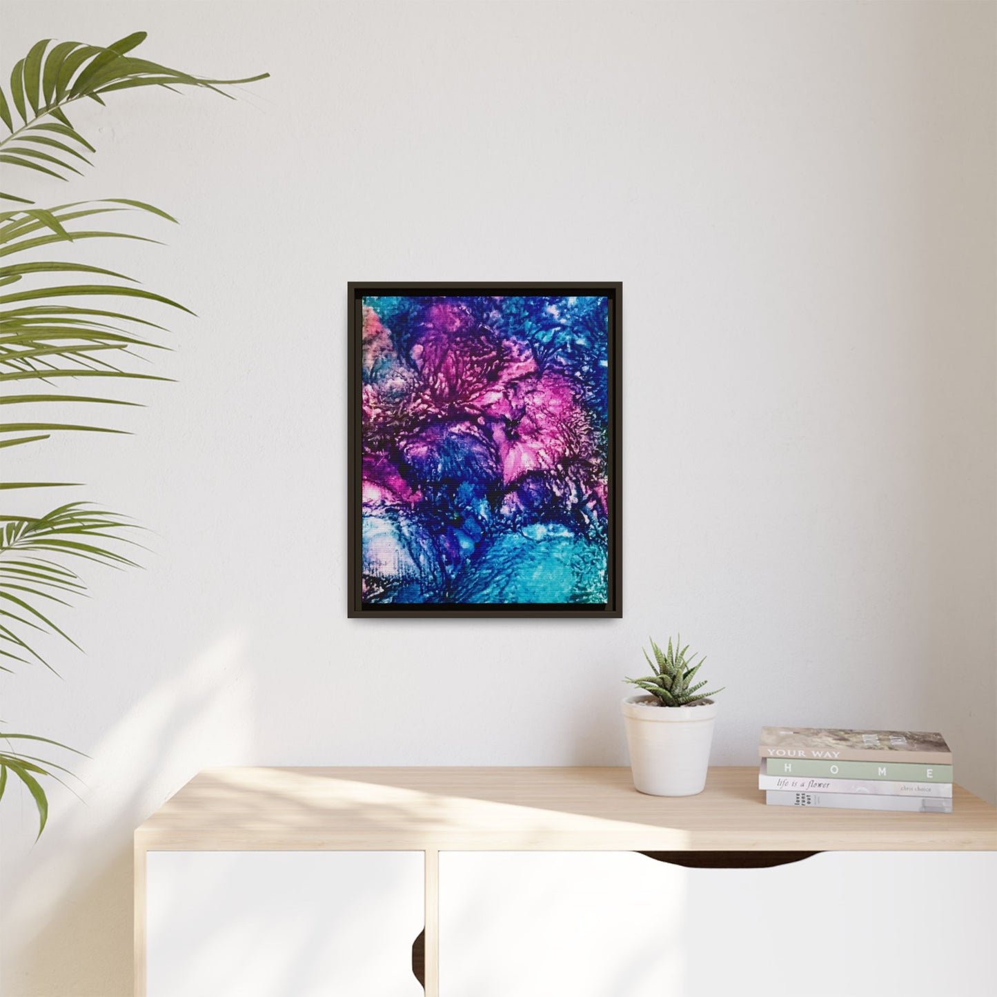 Believe – Framed Canvas Art Print (16×20) | A Visual Mantra of Trust & Light