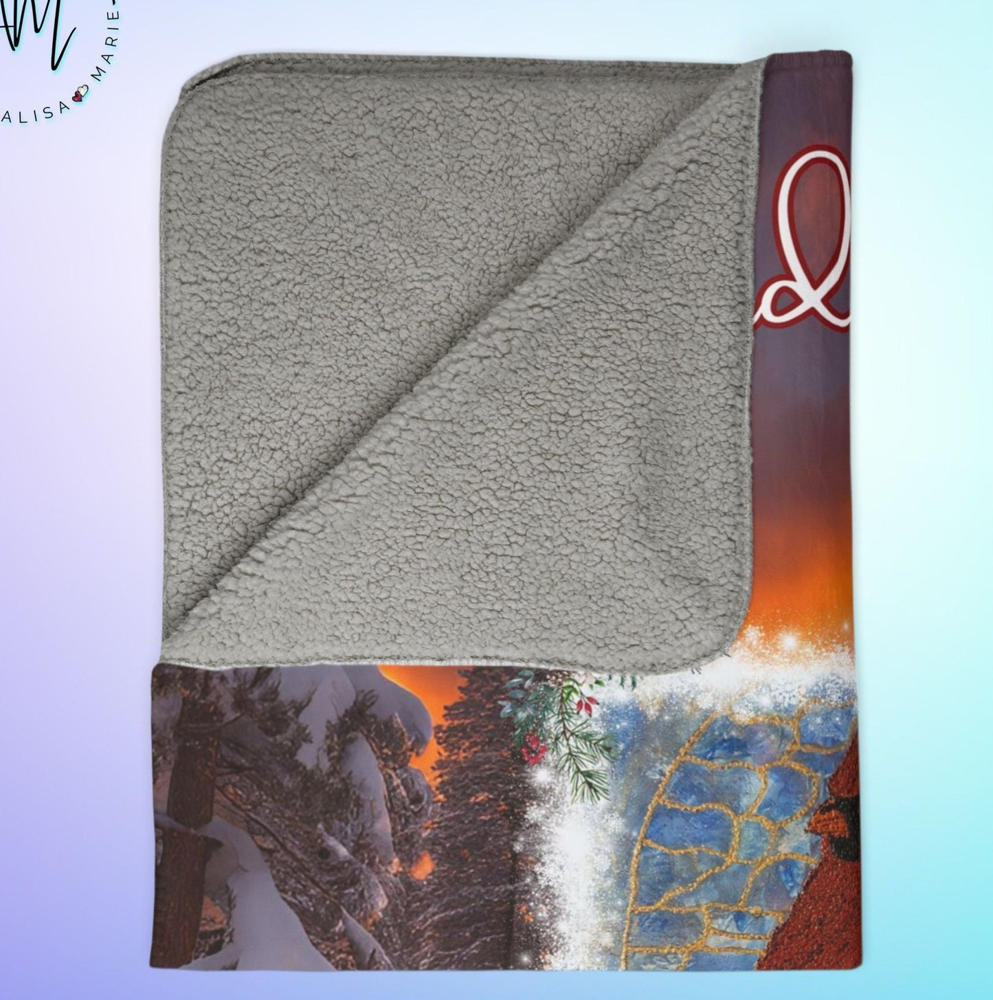 Always Beside You Cardinal Blanket – A Cozy Embrace of Love & Comfort