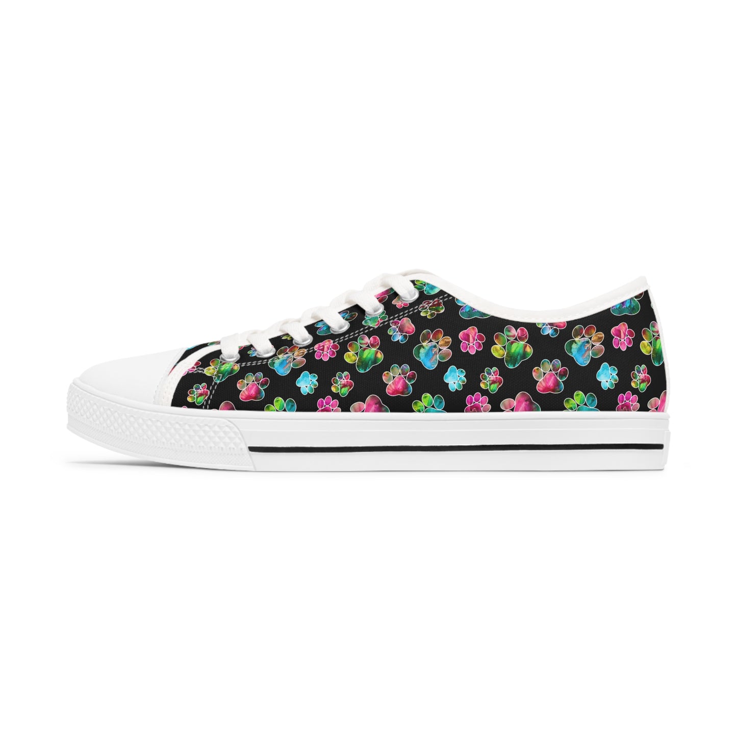 🐾 Angel Paws Art Sneakers – Walk in Joy, Love, and Color