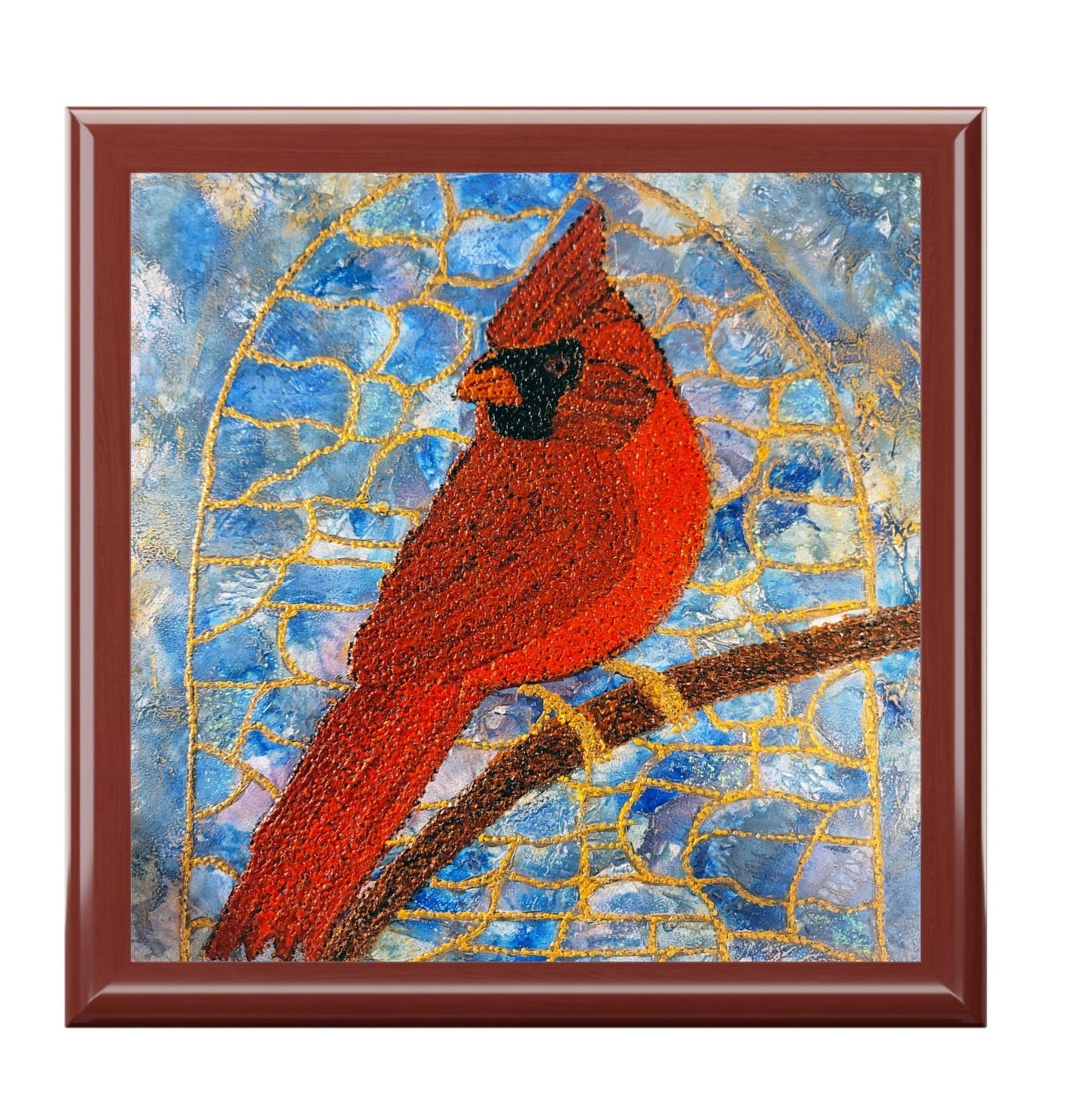 Always Beside You Cardinal Memorial keepsake Box – A Cherished Keepsake of Love & Remembrance