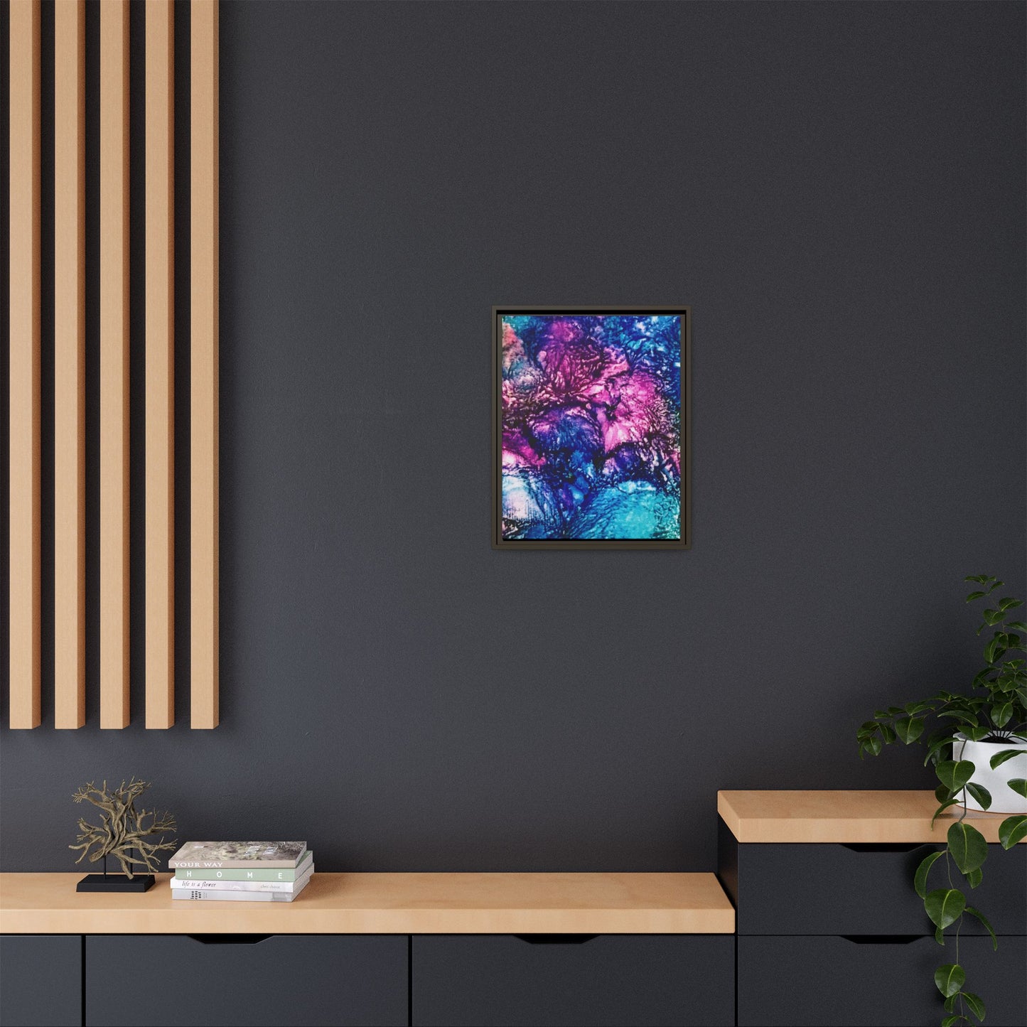 Believe – Framed Canvas Art Print (16×20) | A Visual Mantra of Trust & Light