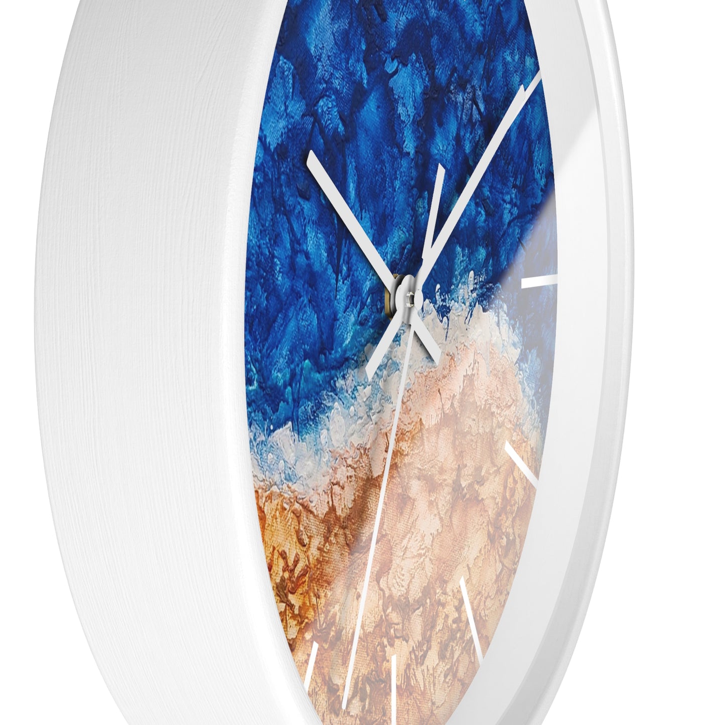 Along the Coast Wall Clock – Escape to Your Little Paradise