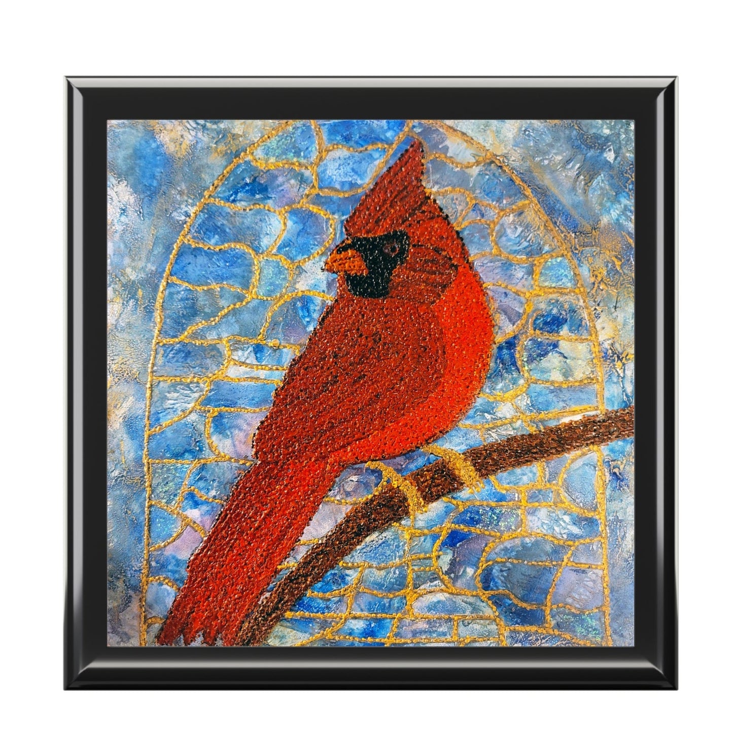 Always Beside You Cardinal Memorial keepsake Box – A Cherished Keepsake of Love & Remembrance
