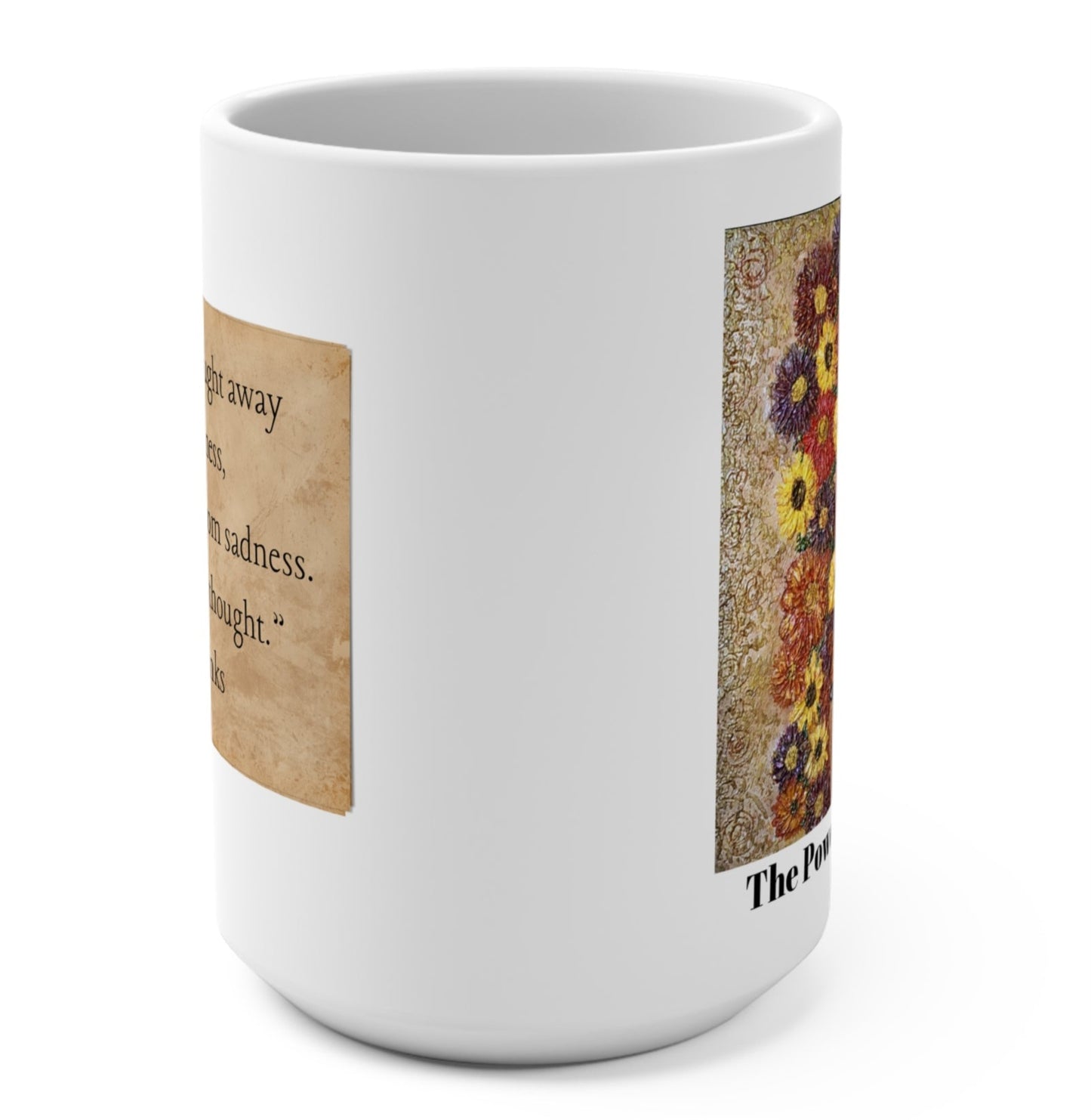 Power of Thought Mug – A Daily Reminder of Mindfulness & Positivity