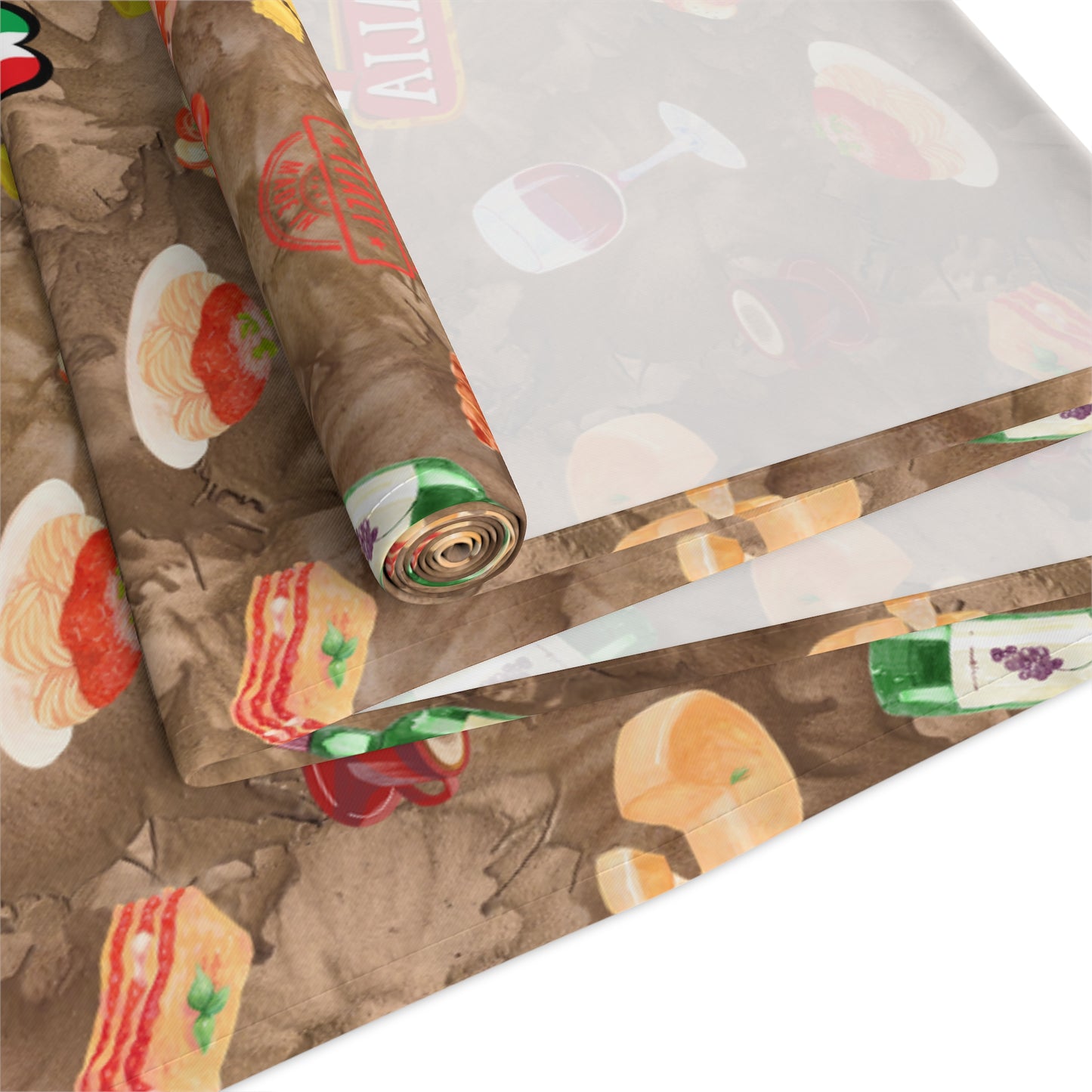 Mom's Italian Kitchen Table Runner – Vibrant, Charming & Full of Culinary Warmth