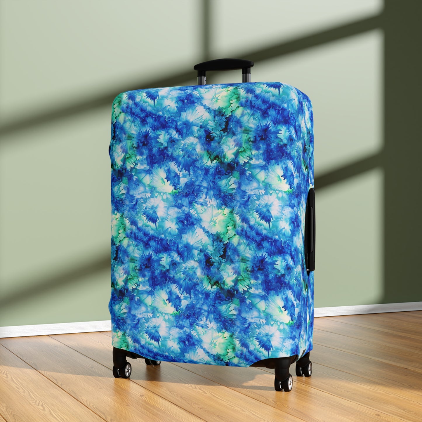 Ocean Mist Stretchy Luggage Cover - Travel in Style