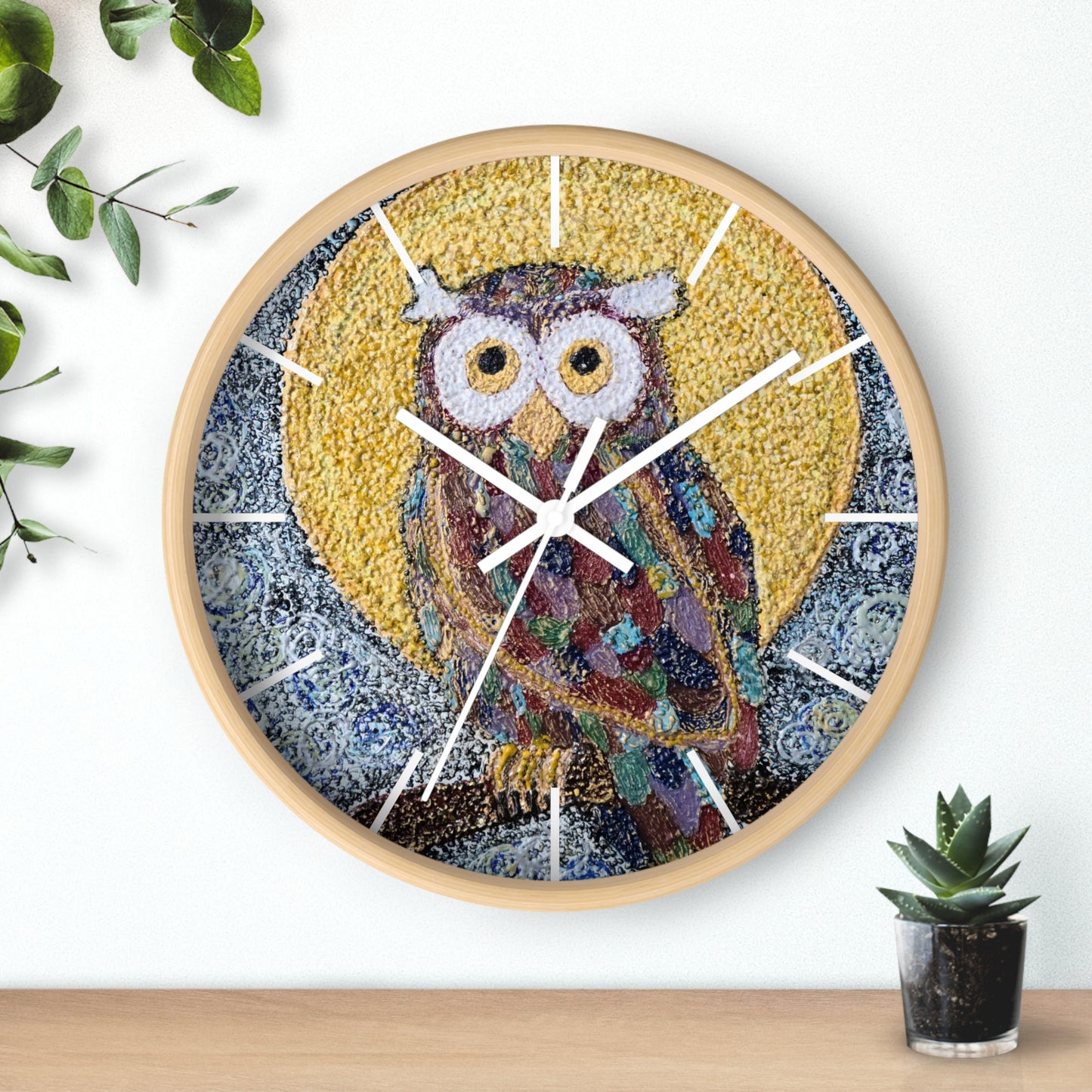 Hootie Owl Wall Clock – A Whimsical Touch of Time