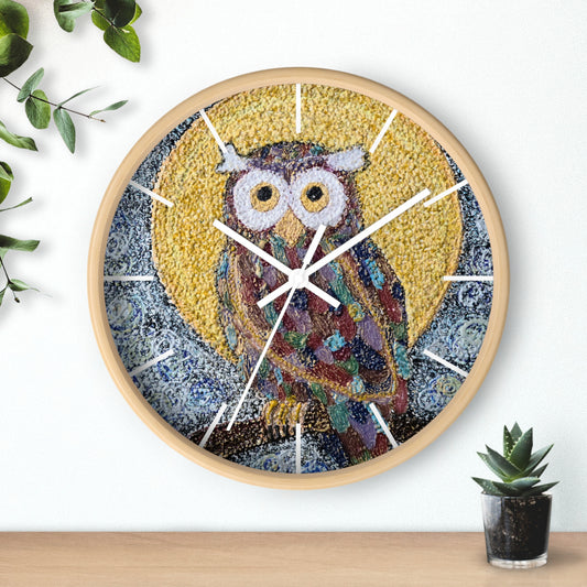 Hootie Owl Wall Clock – A Whimsical Touch of Time