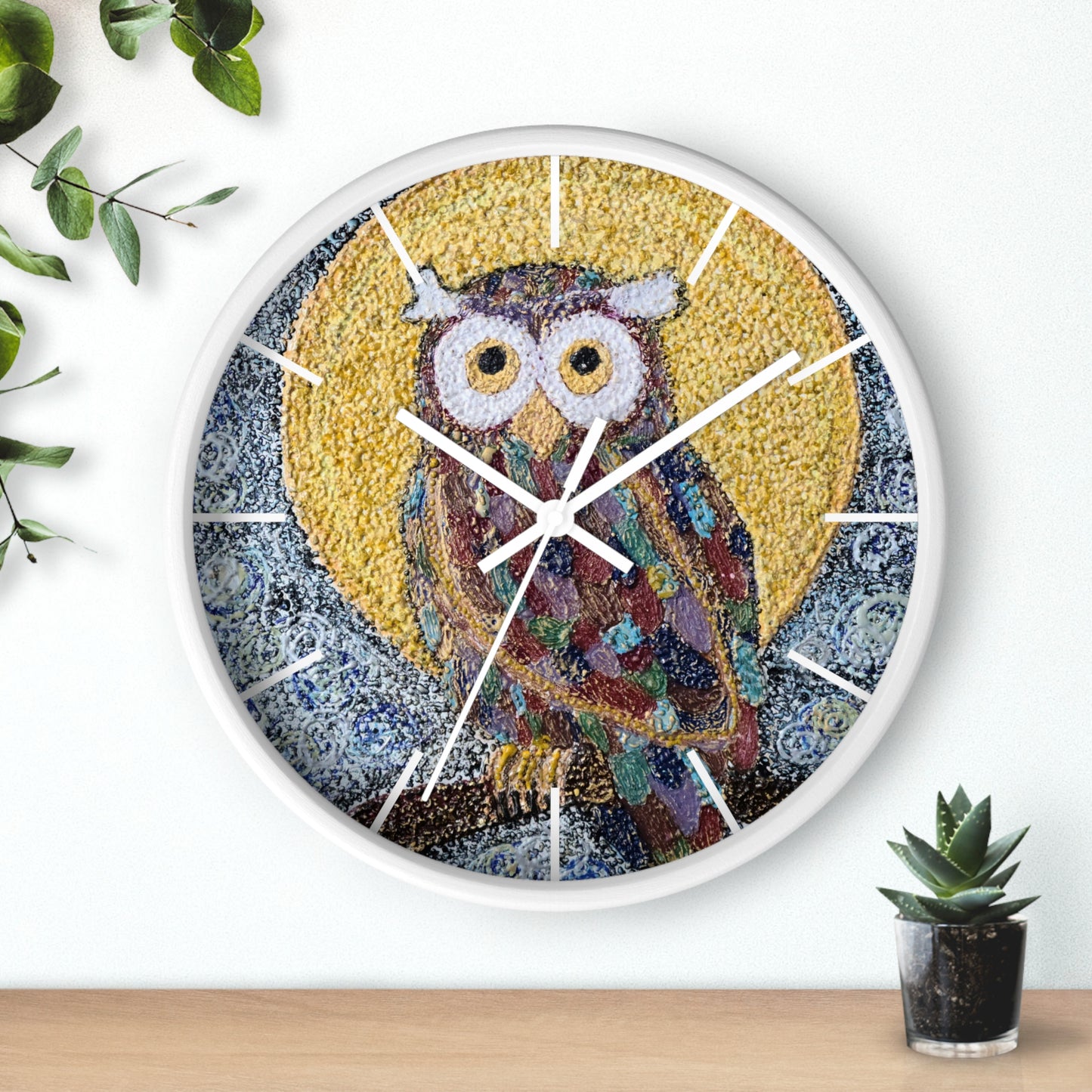 Hootie Owl Wall Clock – A Whimsical Touch of Time