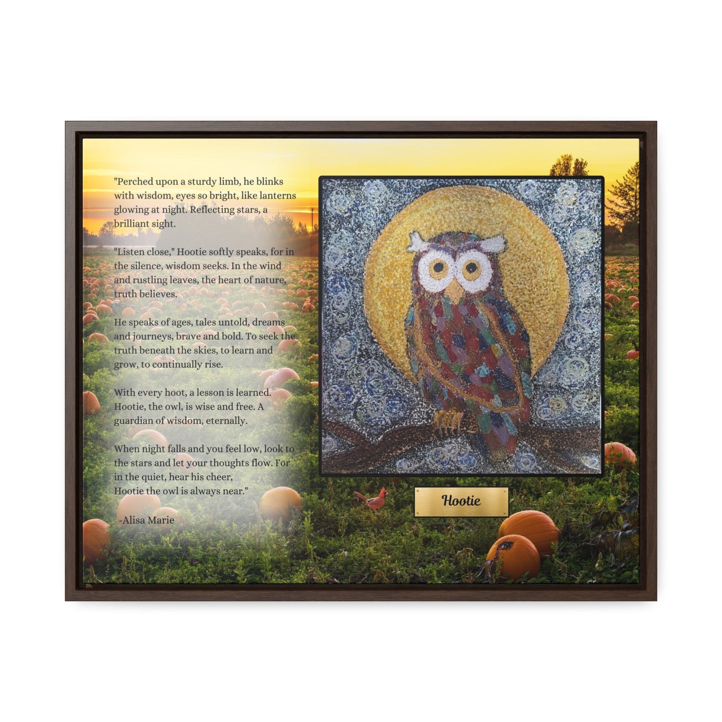 Hootie – Mystical Owl Art Print