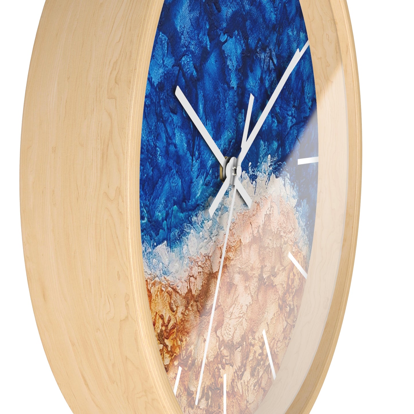 Along the Coast Wall Clock – Escape to Your Little Paradise