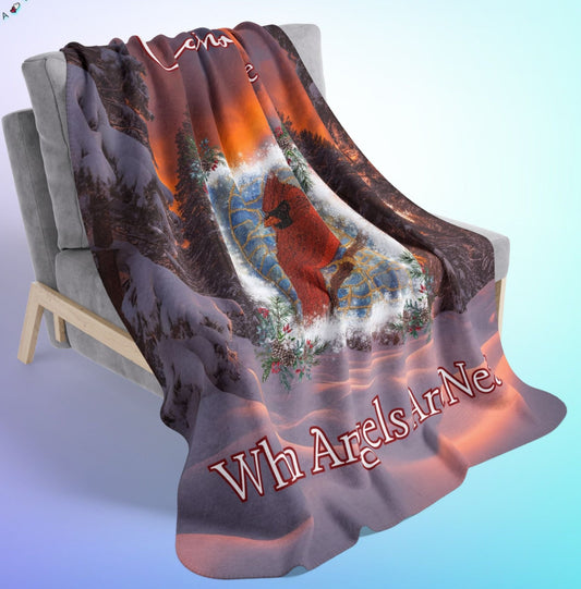 Always Beside You Cardinal Blanket – Warmth, Comfort & Connection ⭐⭐⭐⭐⭐ (3 reviews)