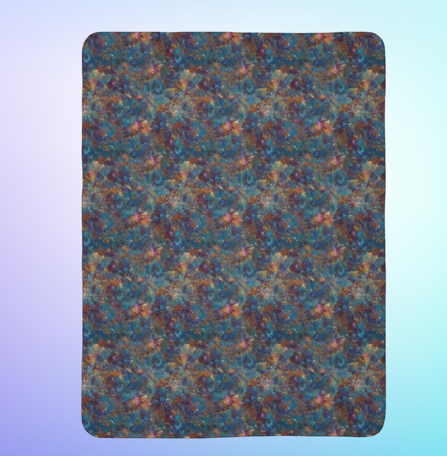 Oceanic Fleece Sherpa Blanket – Drift Into Comfort