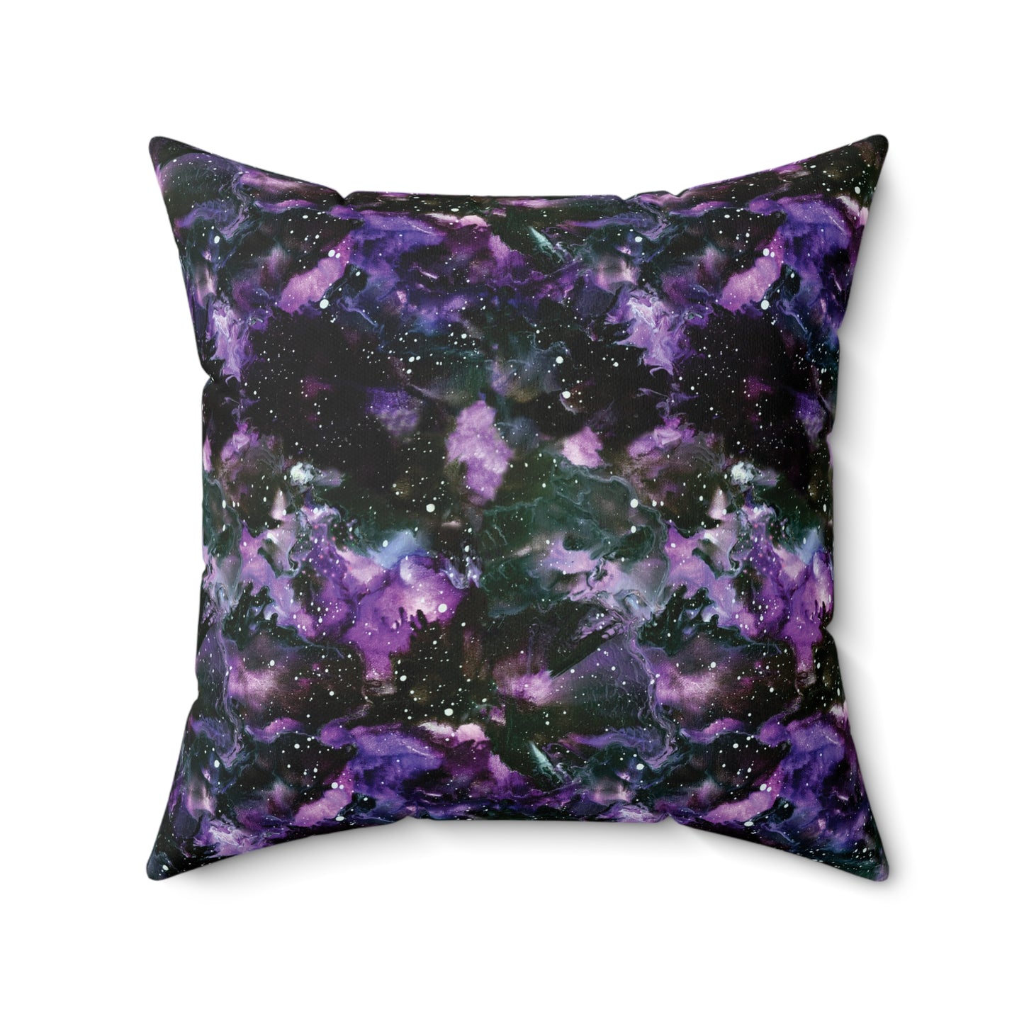 Faux Suede Square Pillow - Purple Storm