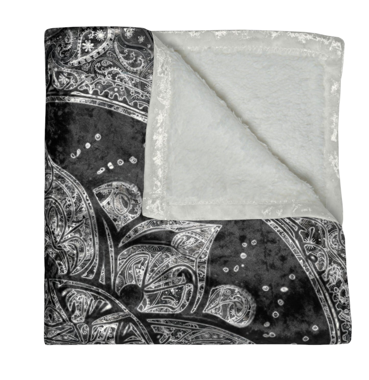 Mandala Crushed Velvet Blanket β Find Your Zen
