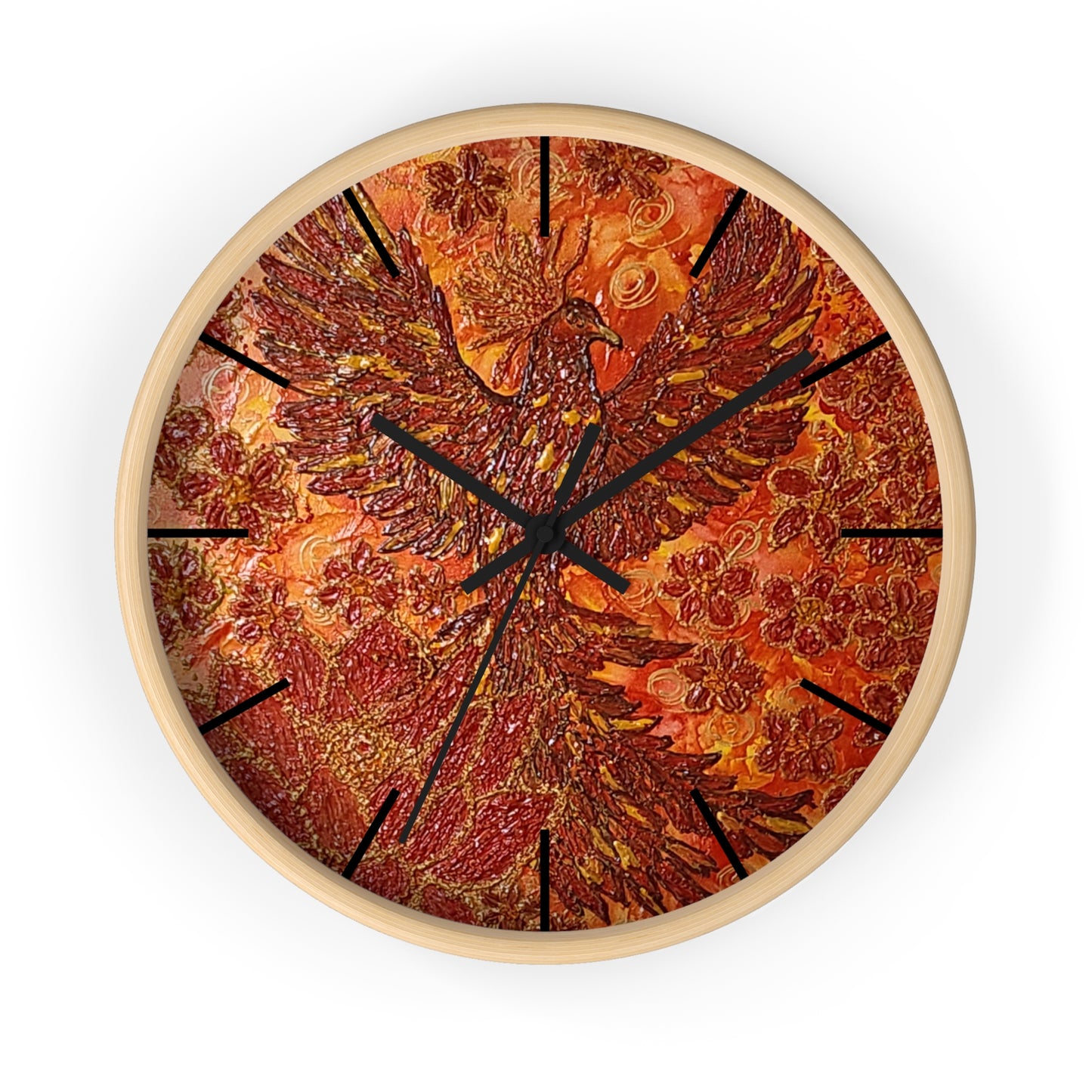 Unbreakable Wings Phoenix Wall Clock – A Timeless Symbol of Resilience