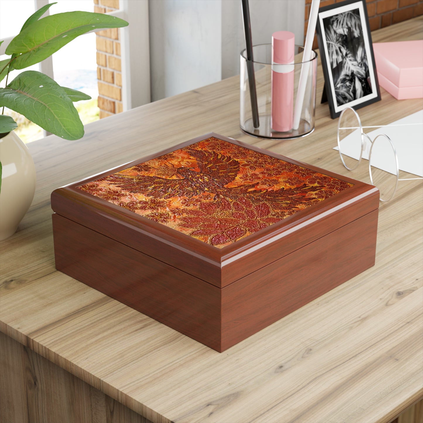 Unbreakable Wings Phoenix Keepsake Box – A Symbol of Strength & Renewal