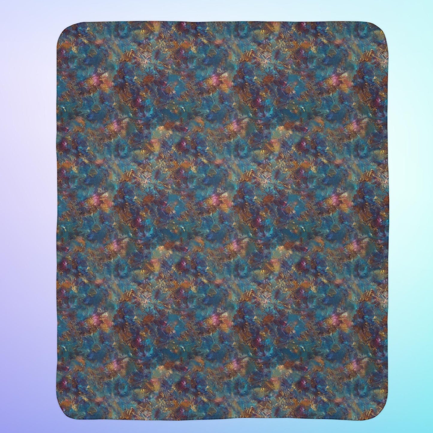 Oceanic Fleece Sherpa Blanket – Drift Into Comfort
