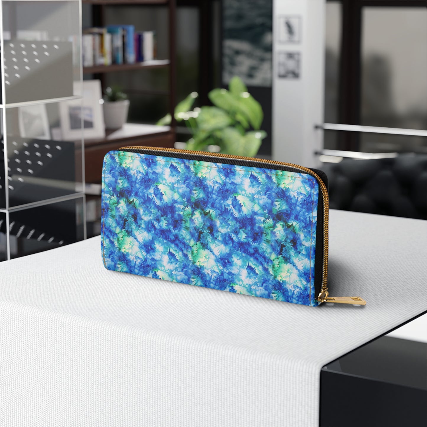 Ocean Mist Zipper Wallet