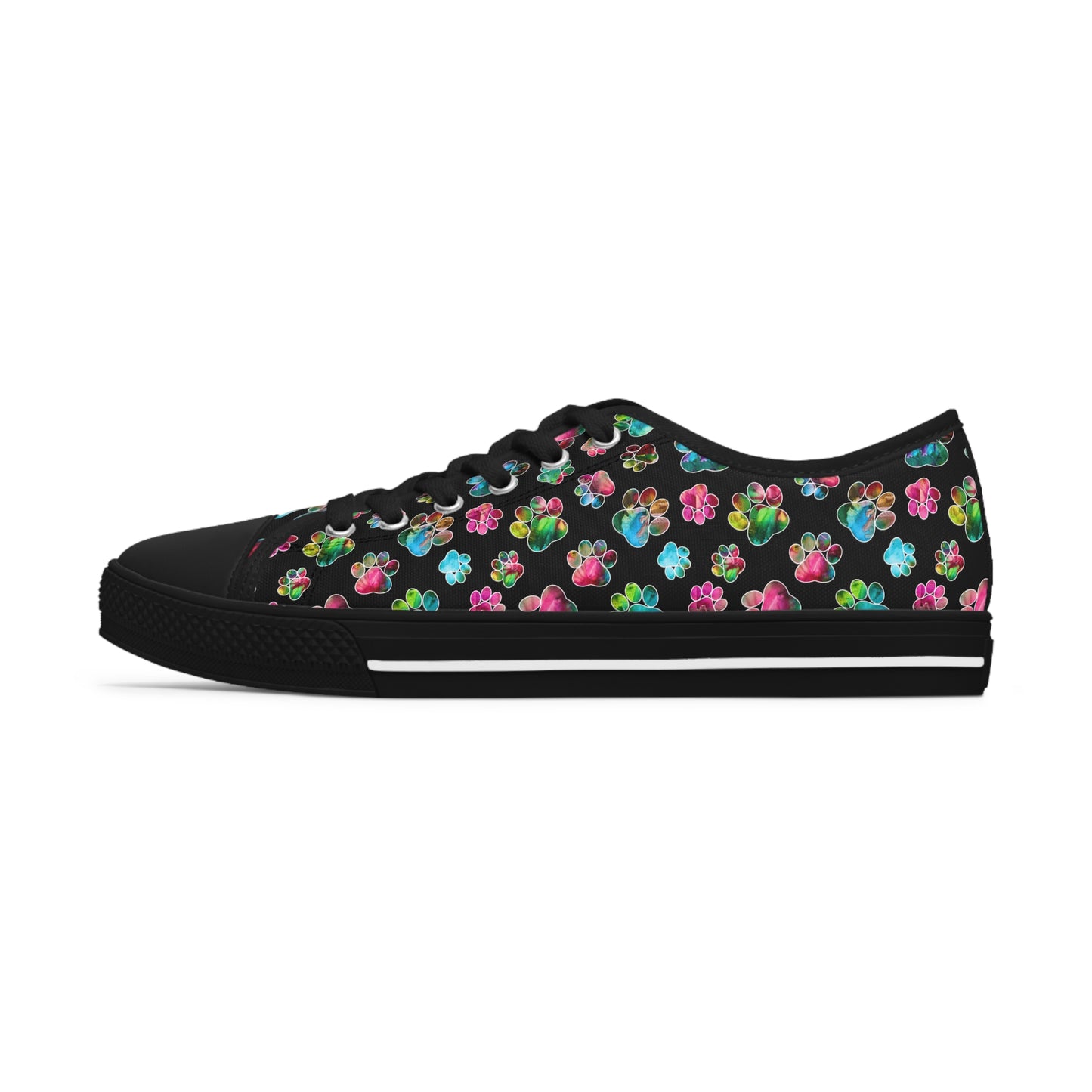 🐾 Angel Paws Art Sneakers – Walk in Joy, Love, and Color