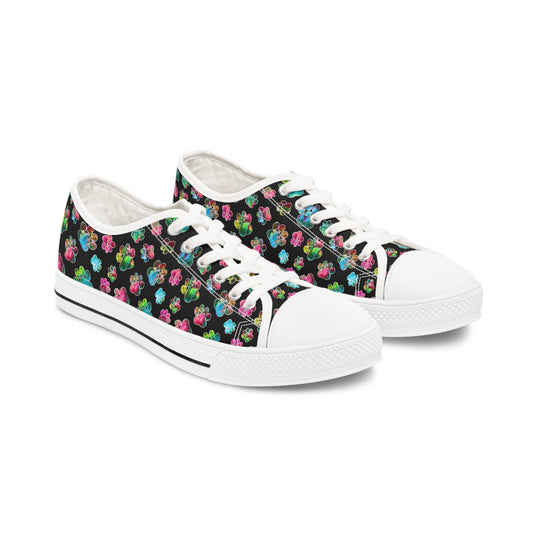 🐾 Angel Paws Art Sneakers – Walk in Joy, Love, and Color