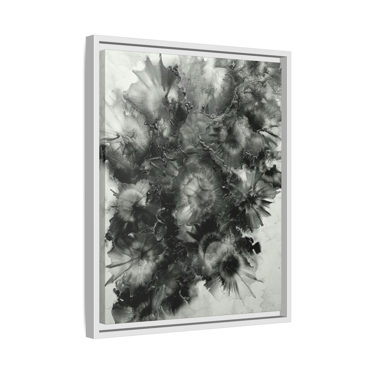 Perspective – Framed Canvas Art Print (16×20) | A Meditation in Monochrome