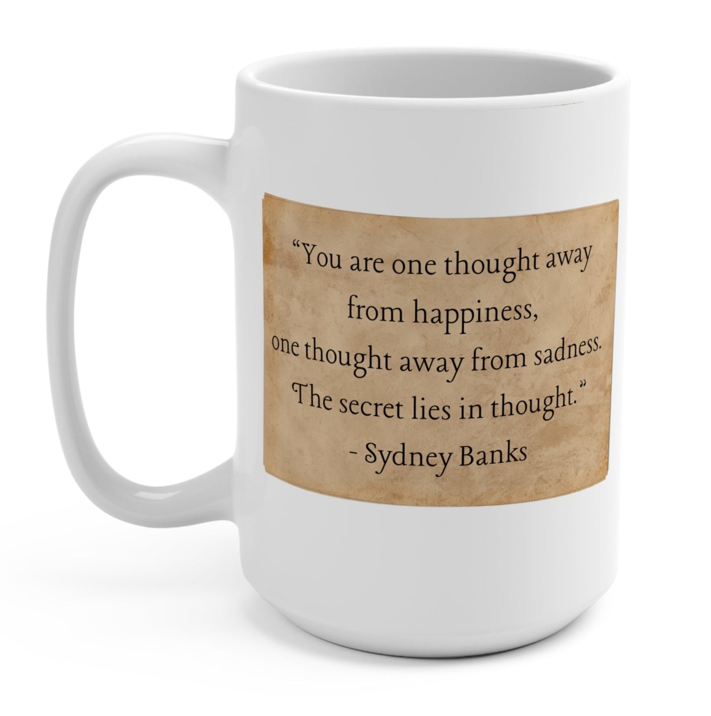 Power of Thought Mug – A Daily Reminder of Mindfulness & Positivity