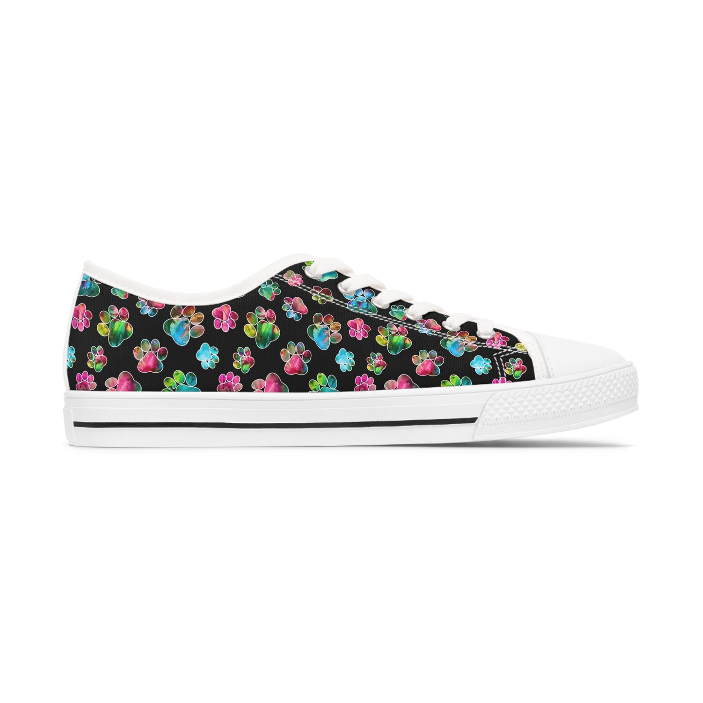 🐾 Angel Paws Art Sneakers – Walk in Joy, Love, and Color