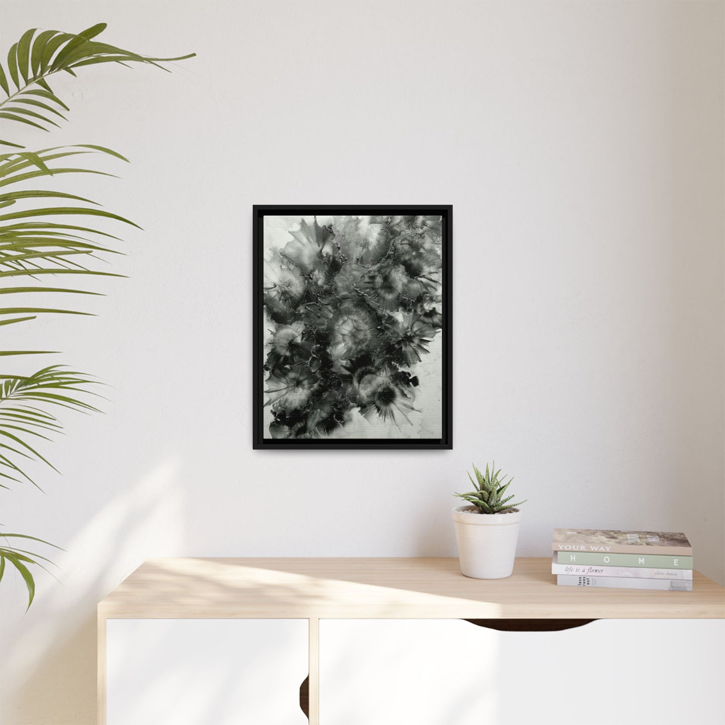 Perspective – Framed Canvas Art Print (16×20) | A Meditation in Monochrome