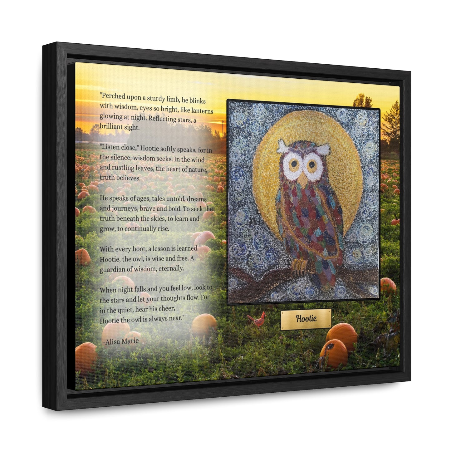 Hootie – Mystical Owl Art Print