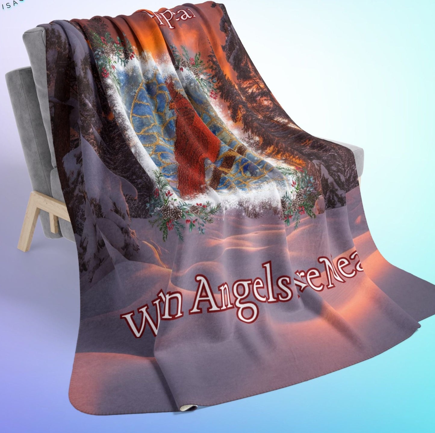Always Beside You Cardinal Blanket – A Cozy Embrace of Love & Comfort