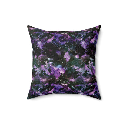 Faux Suede Square Pillow - Purple Storm
