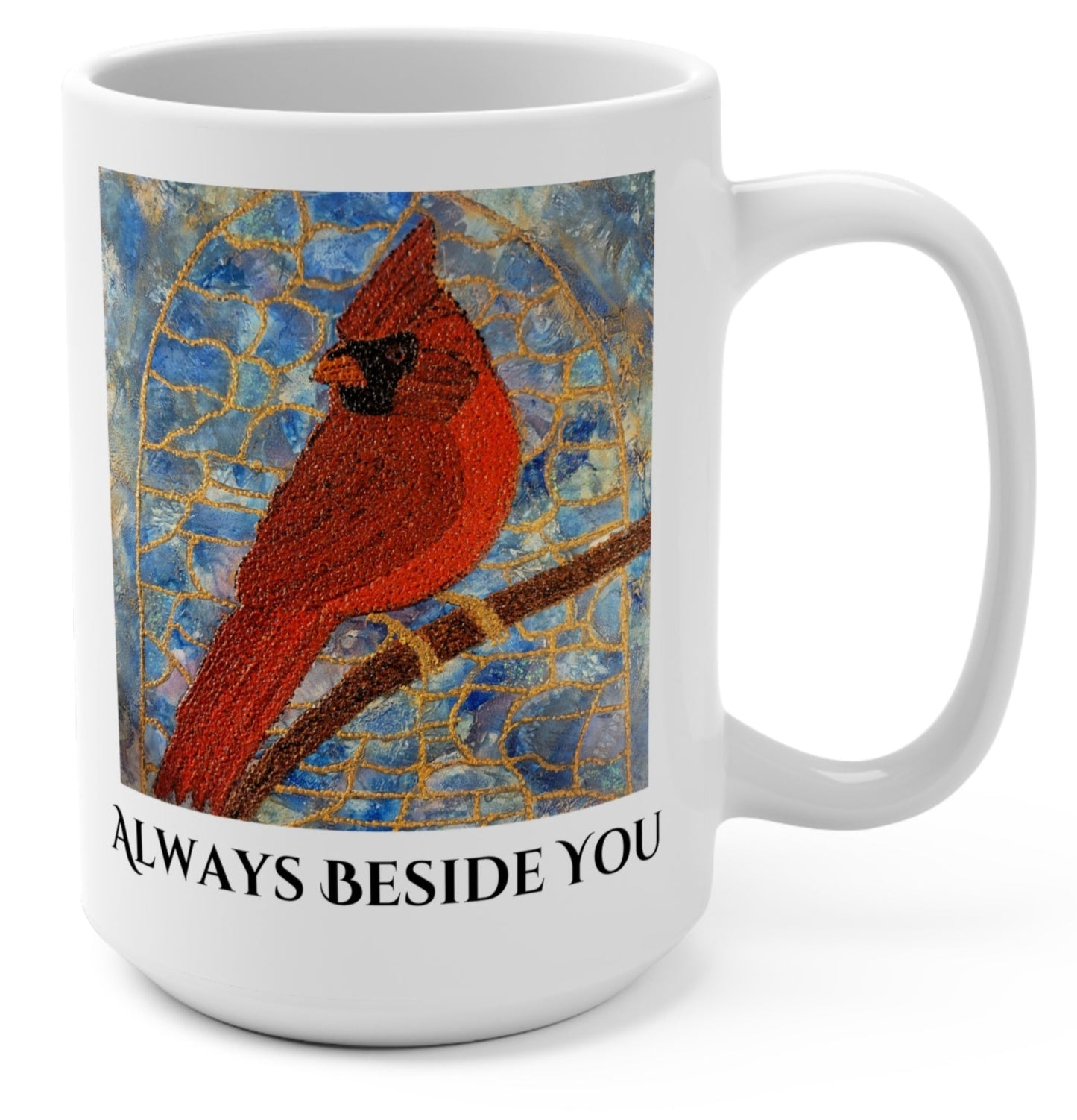 Always Beside You Cardinal Mug – A Daily Reminder of Love & Connection