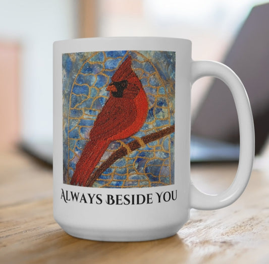 Always Beside You Cardinal Mug – A Daily Reminder of Love & Connection ⭐⭐⭐⭐⭐(3 reviews)
