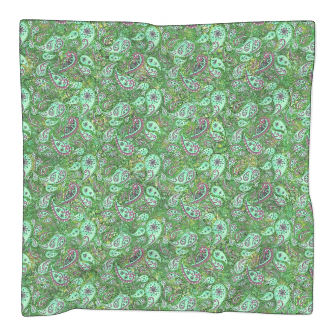 Springtime Paisley Chiffon Scarf – A Touch of Nature’s Elegance